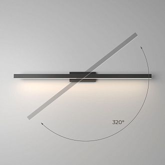 Светильник настенный светодиодный 80 см, 16W, 4000K, Elektrostandard Rino 40157/LED, черный