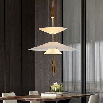 Светильник подвесной ElegantLight DZN-8305 BRONZE/БРОНЗА D360+680+360/H1200/3/LED/9W LUCEISOLA 22-10