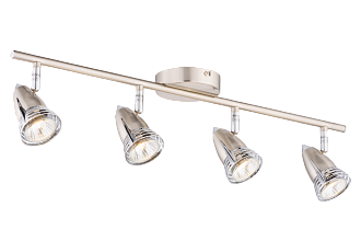 Спот L620 x W100 x H150, мм, 4*15W (60W), CH+SN(Хром+Сатин никель) Sfera Sveta 8714-04/I102 CH+SN