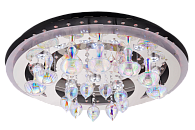 Люстра Ø600 x H180, мм, 12*3W(36W), BK+CR MIX(Чёрный+Хром) Sfera Sveta 8269/12 BK+CR MIX