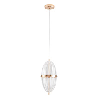 Подвесной светильник 22*12 см, 1*LED, 10W, 3000K Arte Lamp Andromeda A2089SP-3GO, Золото