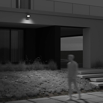 Прожектор 21 см, 50W, 6500K, Maytoni Flood FL001-L50B6K, черный