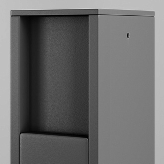 Уличная розетка 8*50 см, Maytoni Socket Графит