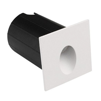 Встраиваемый светильник 6*5*5 см, 1*LED*2W 4200K Arte Lamp Piazza A3402IN-1WH белый, вр 4,5 см