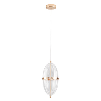 Подвесной светильник 22*12 см, 1*LED, 10W, 3000K Arte Lamp Andromeda A2089SP-3GO, Золото