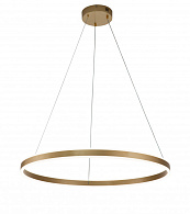 Подвесной светильник 800*800*100/1240 мм, 1*LED 123W 3000-5700K золото Indigo Galass V000017L, 14001/1P Gold