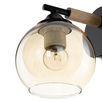 Бра 21*14*-20 см, 1*E27*75W, Citilux Tika CL133411, Чёрный