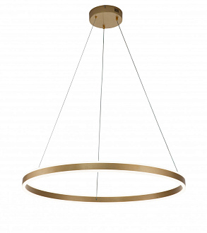 Подвесной светильник 800*800*100/1240 мм, 1*LED 123W 3000-5700K золото Indigo Galass V000017L, 14001/1P Gold