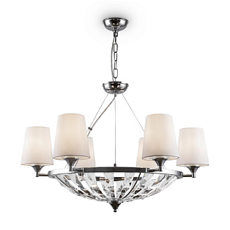 Люстра подвесная Maytoni Pantheon H021PL-06CH, диаметр 82 см, хром