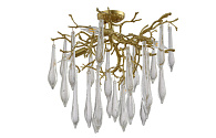Люстра 60 см, Crystal Lux REINA PL5 D600 GOLD PEARL Золото