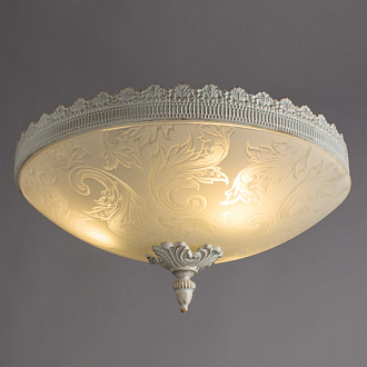 Потолочный светильник Arte lamp Crown A4541PL-3WG золотой, белый