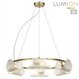 Люстра 70*124 см, 6*E14 Lumion Fioro 6571/6 медный