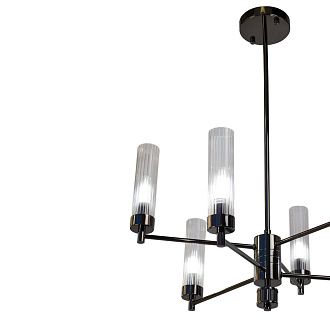Люстра подвесная INDIGO SP6 PEARL BLACK