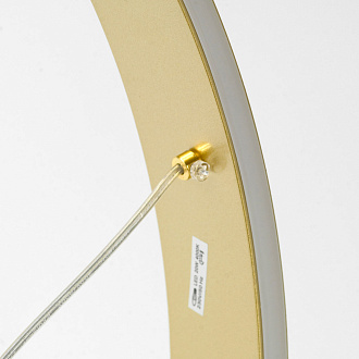 Люстра подвесная 60*150 см, 2*LED*20W 4000K матовое золото Lussole Bradford LSP-7161