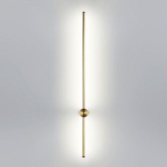 Настенный светильник 100 см, 18W, 3000-4000K, Odeon Light 4335/18WGP, золото