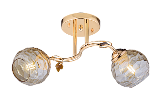 Люстра L440 x W220 x H210, мм, 2*40W (80W), GOLD (Золото) Rilon 06668/2 GOLD