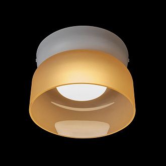 Потолочный светильник 17 см, 6W, 3000K, LOFT IT Totem 10466 Amber matte, белый-янтарный