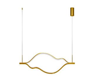 Подвес 123*200 см, LED 45W, 3000K Линн латунь Kink Light 08258-120,36P