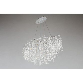 Подвесная люстра 100*60*80-170 см, 10*G9, 5W, Aployt Danusia APL.846.13.10, хром