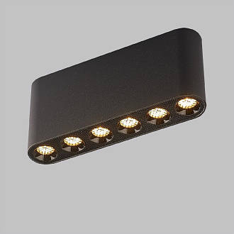 Накладной светильник 12 см, 15W, 3000K, Odeon Light Small 7092/15CL, черный