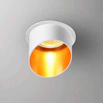 Встраиваемый светильник Novotech Butt 370436 белый, вр 6,3 см