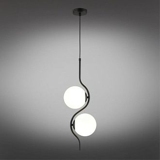 Подвесной светильник 22*80-160 см, 2*G9, 5W, Aployt Jagna APL.312.06.02, черный