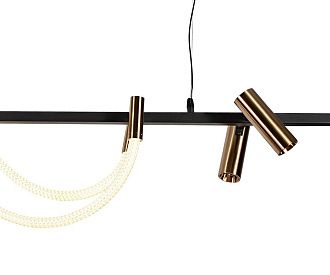 Подвес 145*150 см, LED 94W, 3000K Кайли черный/бронза Kink Light 08039K-140A,19(20)