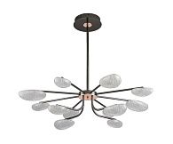 Люстра на штанге 90 см, 72W, 4000K, Kink Light Юнни 07693-12PA,29, черный