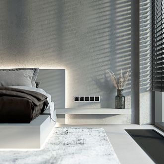 W0051806 Рамка на 5 постов Stark, серебряный Werkel, 4690389161940