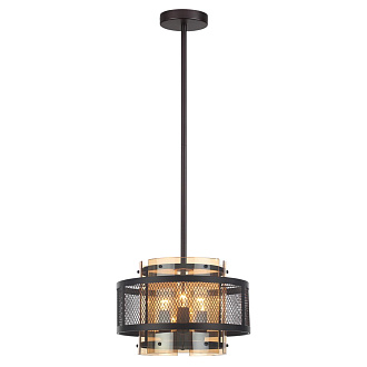 Светильник подвесной 32*83 см, 3*E14 Lumion Zarina 8007/3 черный, золотой