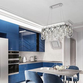 Подвесная люстра 32*80 см MODELUX ML.6621.12 CR хром