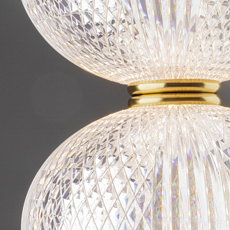 Светильник 15 см, 13W, 3000K, Freya Awella FR6135PL-L13BT, латунь