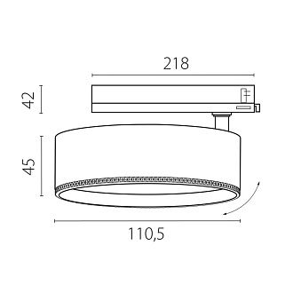 Светильник Quattro TRIAC 15,8*11*4,5 см, *30W, 4000K, Lightstar Alta Pro A5646TRIAC, Белый
