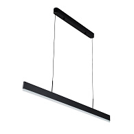 Подвесной светильник 120*1,5*160 см, LED 35W, 3000 / 6000K, Черный LED4U L8668-1200 BK