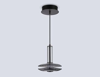 Подвесной светодиодный светильник 15*15*24- см, **W, 3000K, Ambrella Light High Light LH31003, серый