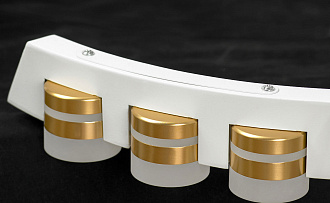 Люстра подвесная 60*35 см, 14*LED*3W  Lussole Gilbert LSP-7176 белый