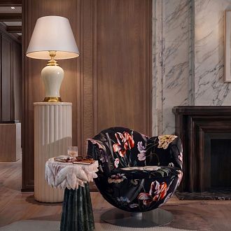 Настольная лампа 53 см, Loft IT Daisy 10488T, латунь