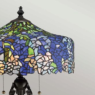 Настольная лампа Quoizel Tiffany, Арт. QZ-COBALT-TL