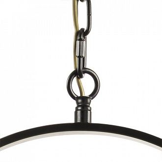 Люстра подвесная Lightstar Enna 762097 черный/золото, диаметр 90 см