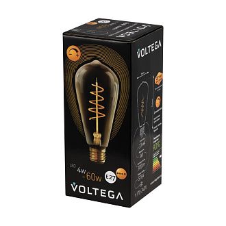 7077 Лампа светодиодная диммируемая Voltega Loft LED 4W 300Lm 2000K E27