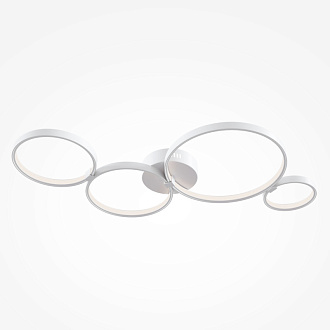 Накладная люстра 74*44*7 см, LED, 39W, 3000К-4000К, Maytoni Olympia MOD448CL-L35WK белый