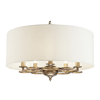 Подвесная люстра Maytoni Anna H007PL-05G, кремовый, диаметр 62см