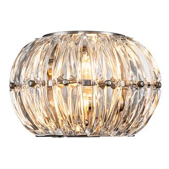 Настенный светильник 160*260*170 мм, 2*E14 никель Indigo Finezza V000302, 12023/2W Nickel