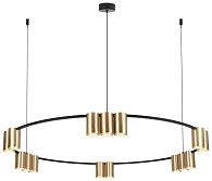 Подвесная люстра 106 см, Velante 471-403-15, черный-золото