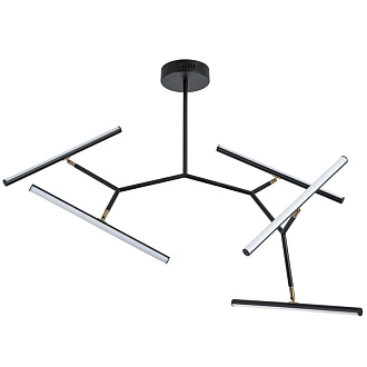 Люстра 60*90*55 см, 1 LED*49W, 3000K-6000 К, Arte Lamp Zulu A2170PL-49BK, Черный