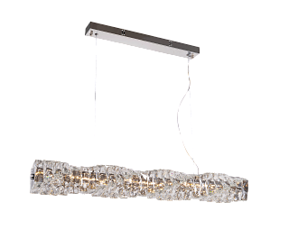 Люстра L800 x W120 x H120, мм, 72W 3000K-6500K, CHROME+CLEAR (Хром + Прозрачный Хрусталь) NewRgy 2506R/72W CHR+CL