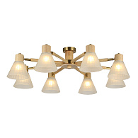 Потолочный светильник 90*25 см, 8*E27*60W  Arte Lamp Meleph A4096PL-8BR коричневый