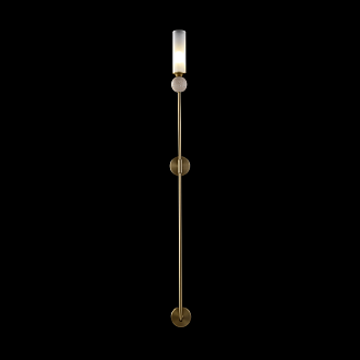 Бра *6*115- см, 1*E14*60W, Crystal Lux Simply SIMPLY AP1.2 BRASS, Латунь