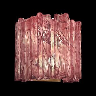 Настенный светильник 25 см, Loft IT Murano 10580W Pink, бронза