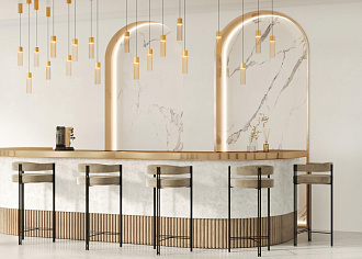 Подвесной светильник  8*92 см, LED 5W, 3000К, Золото Maytoni Imaginary MOD190PL-L5G3K